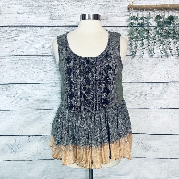 Anthropologie Tops - Anthropologie Suva Swing Tank Anaphora Top by Akemi + Kin  Sequined Size S